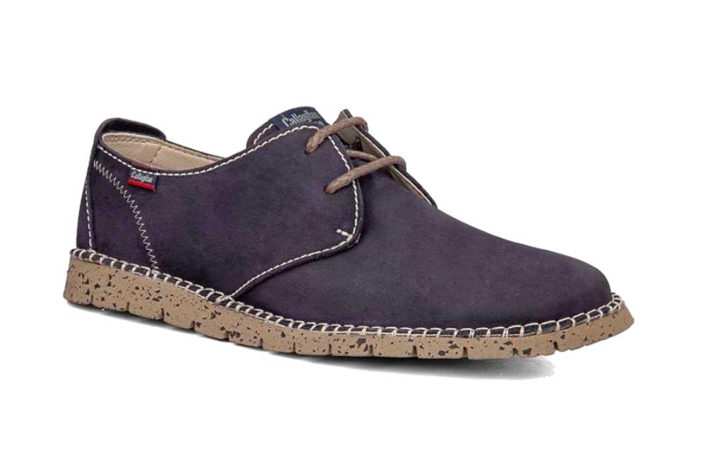 Zapatos con Cordones Callaghan Abiatar 84702 Azul para Hombre de Piel con Tecnología Adaptlite