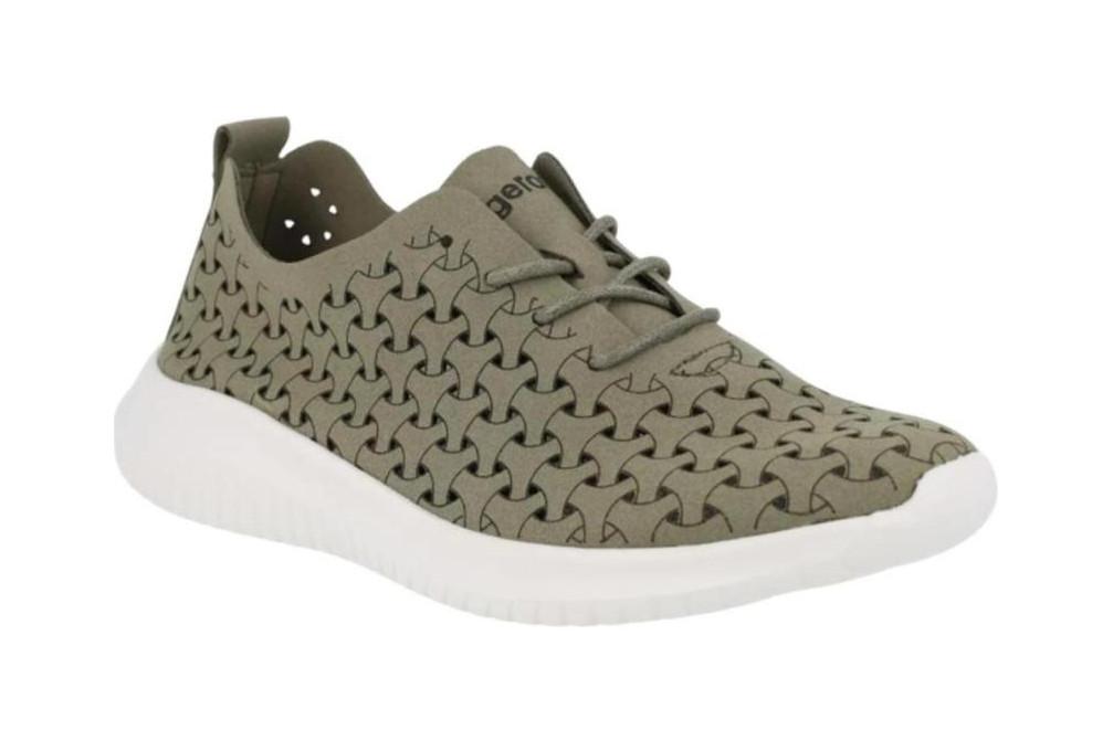 Zapatillas deportivas ultraligeras Eoligeros Liberte caqui para mujer