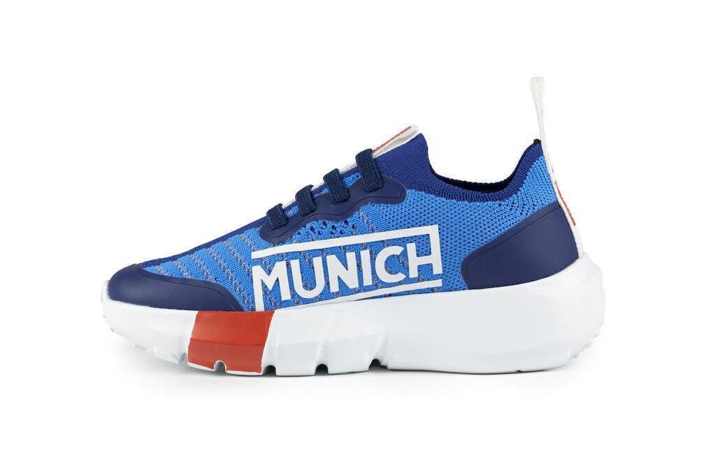 Zapatillas deportivas Munich Jony Kid 8023001 en azul