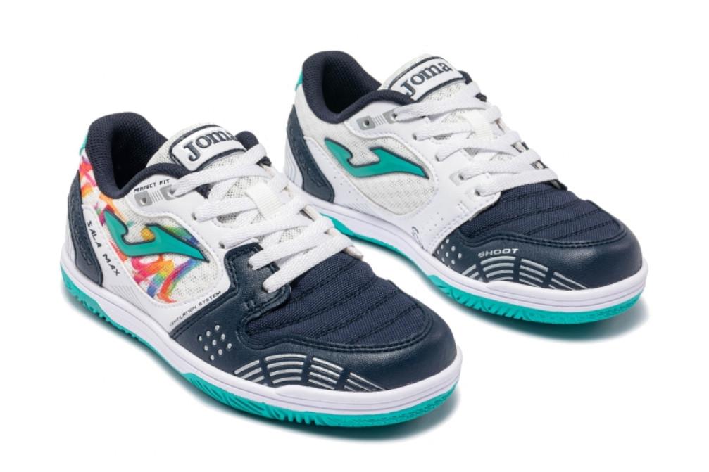 Zapatillas fútbol sala Joma Sala Max Jr 2633 marino SMJW2633IN