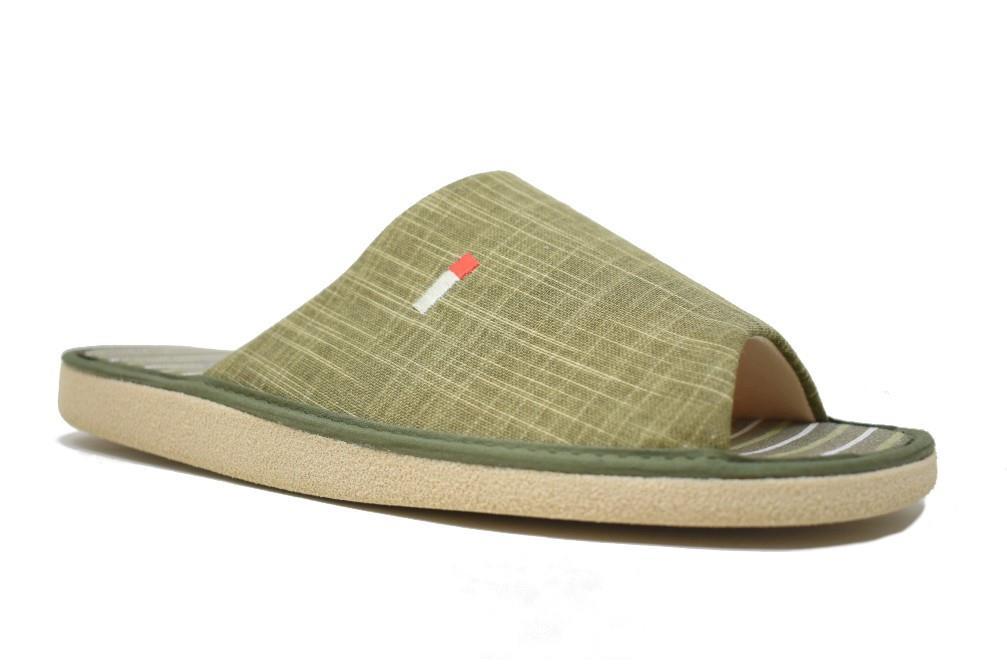 Zapatillas de casa Cabrera 2877 Jarama en verde para hombre