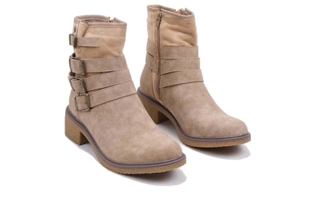 Botines Isteria 22222 en beige para mujer