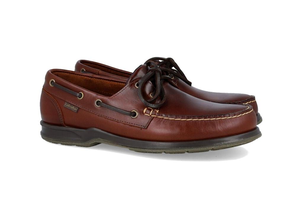 Zapatos náuticos Callaghan Sea-Walker 53205 marrón para hombre