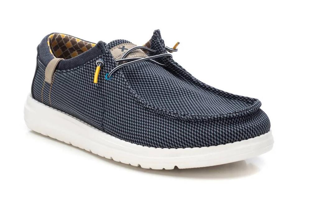 Zapato Náutico de lona para hombre XTI 143576 en azul marino