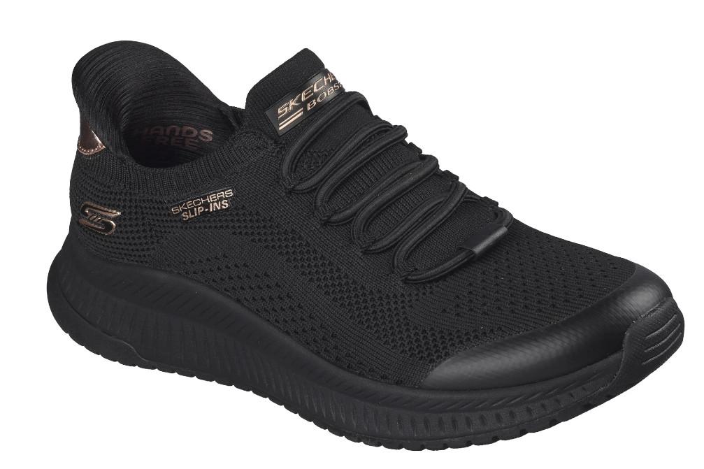Zapatillas deportivas Skechers Slip-ins: BOBS Squad 4 - Dire Step 117743 en negro