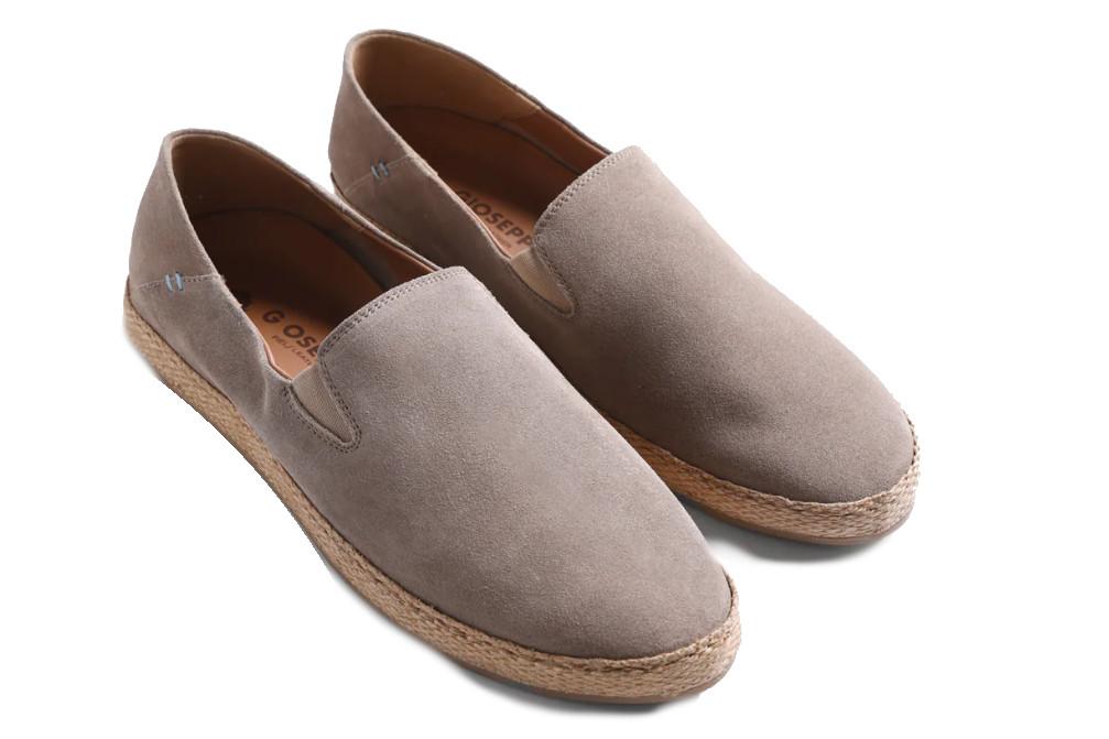 Alpargatas de Piel Serraje Gioseppo Kendu 78669 Arena para Hombre