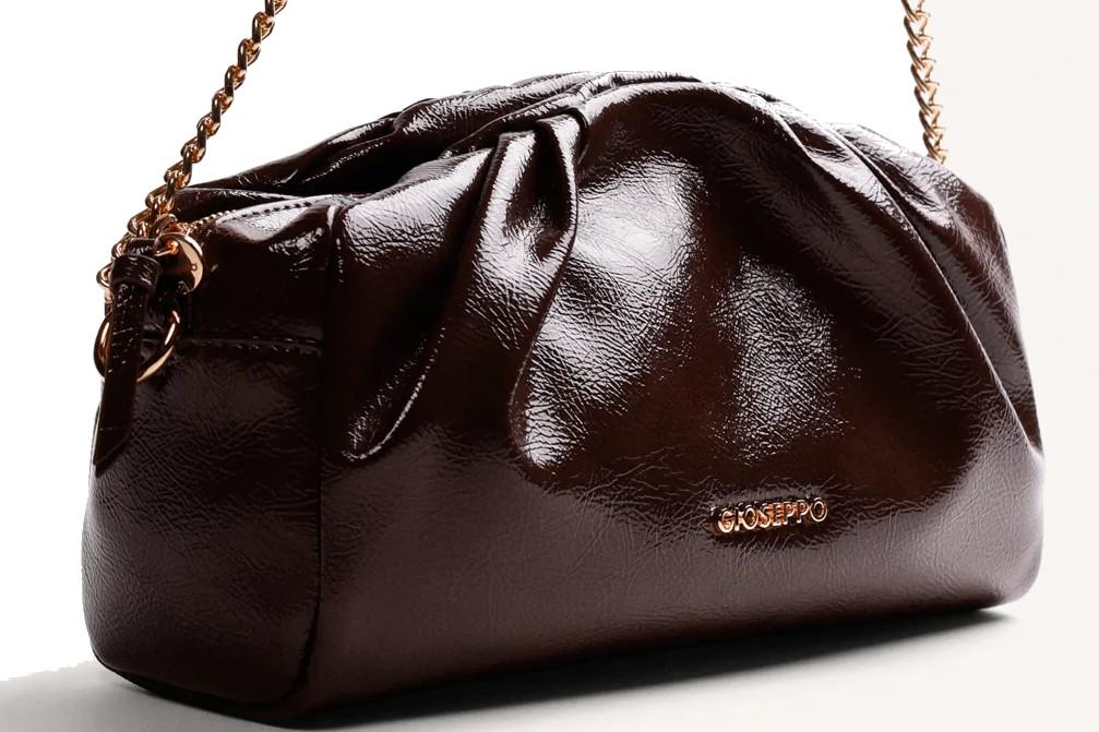 Bolso bandolera Gioseppo 80646 en marrón de fiesta para mujer