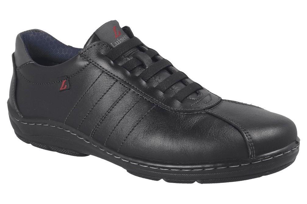 Zapatos deportivos Luisetti JANU 37107 en negro para hombre