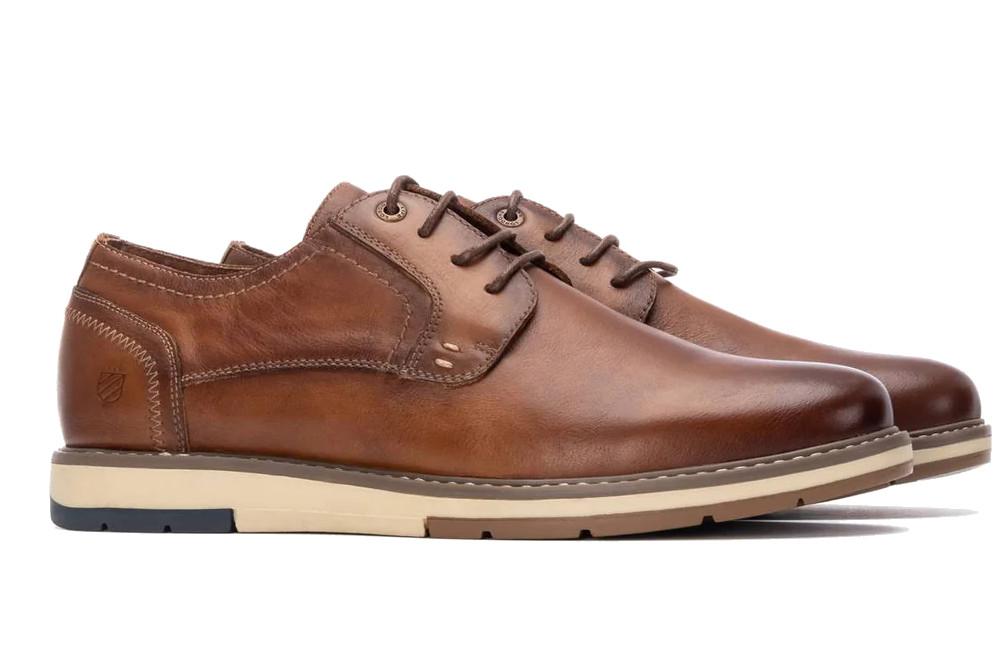 Zapatos con cordones Carmela 162678 en camel