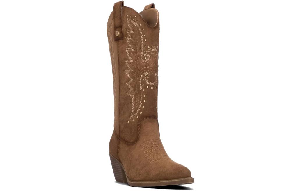 Botas cowboy XTI 146102 en taupe para mujer