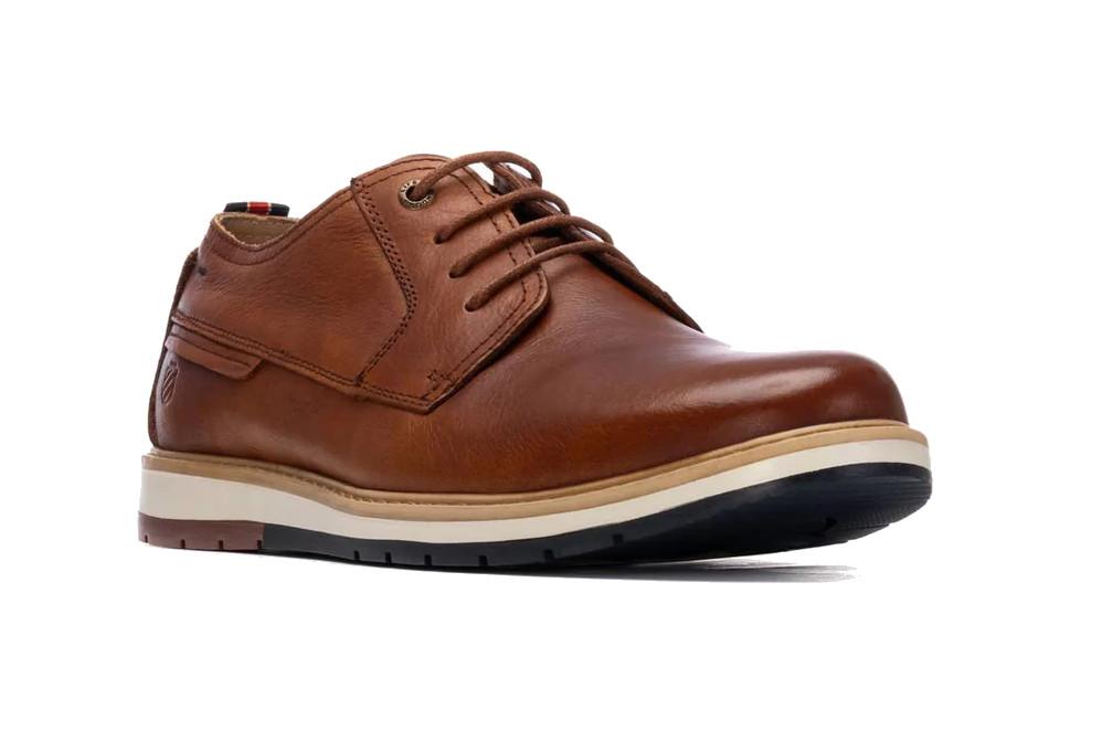Zapatos con cordones Carmela 163903 en camel para hombre de Piel con Cordones y Suela Antideslizante