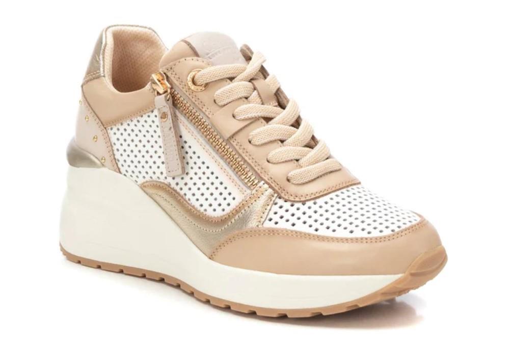 Zapatillas deportivas Carmela 162266 en beige para mujer