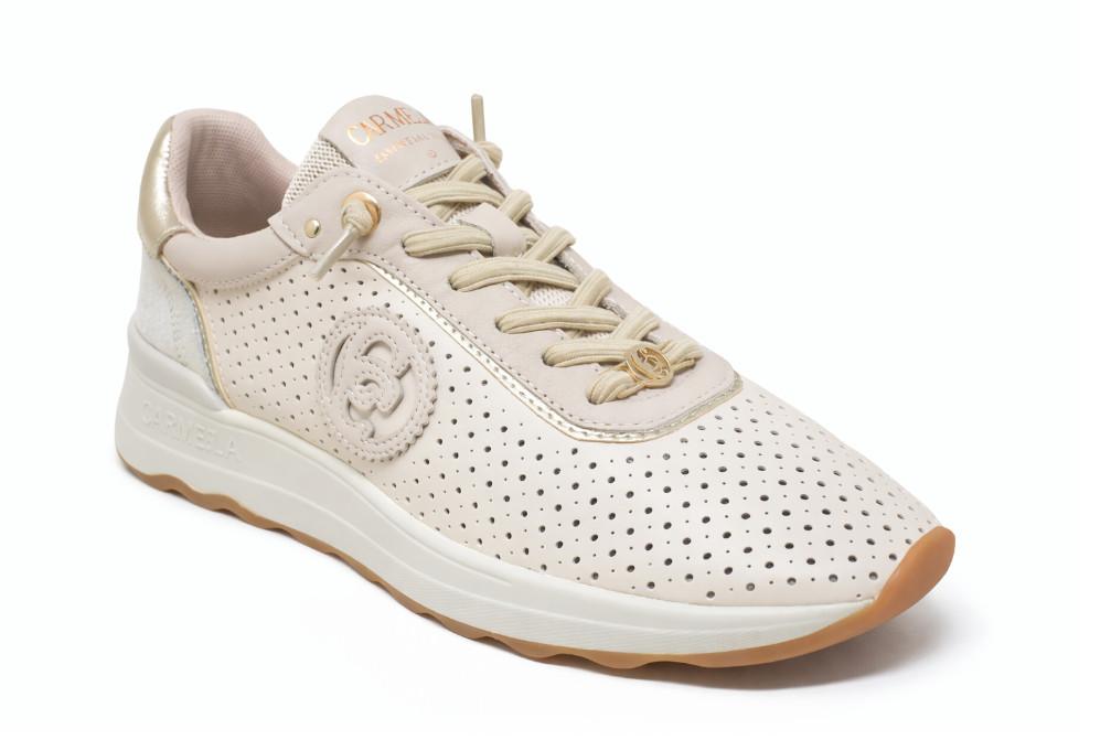 Zapatillas deportivas para mujer Carmela 163245 en beige