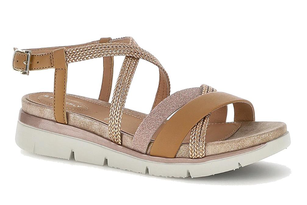 Sandalias planas Stonefly Elody 28 bronce 223748 para Mujer