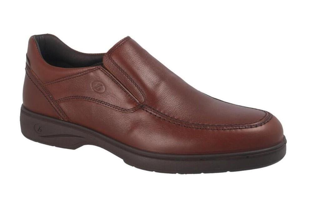 Zapatos cómodos Luisetti 37700ST de color cogñac