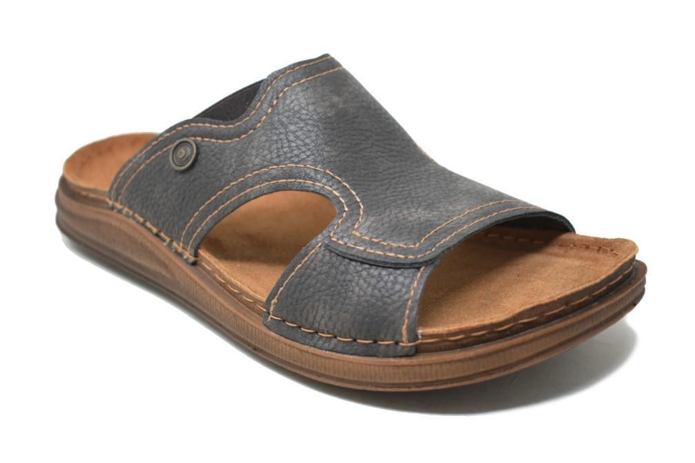 Sandalias cómodas inblu VE000008 en negro para hombre