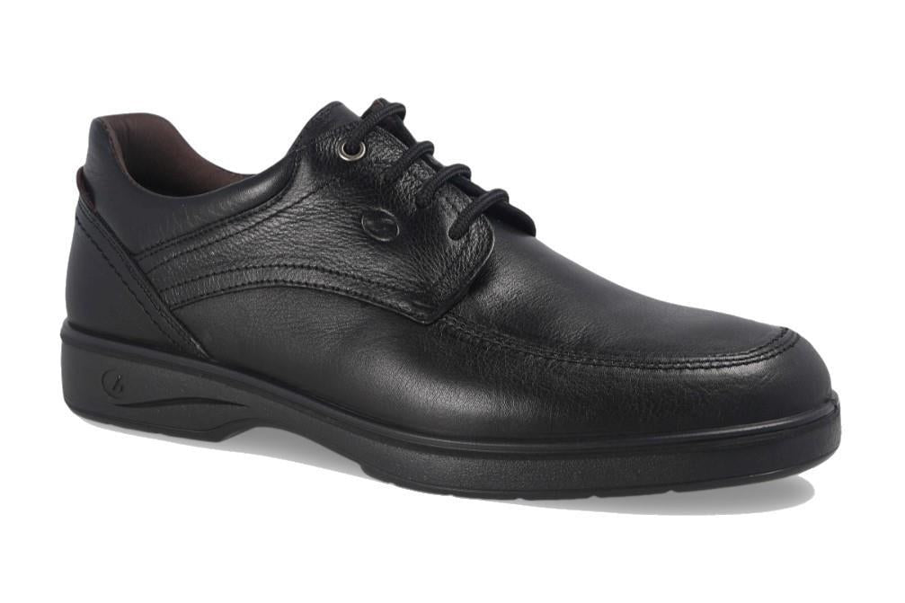 Zapatos con cordones cómodos Luisetti 37702ST de color negro