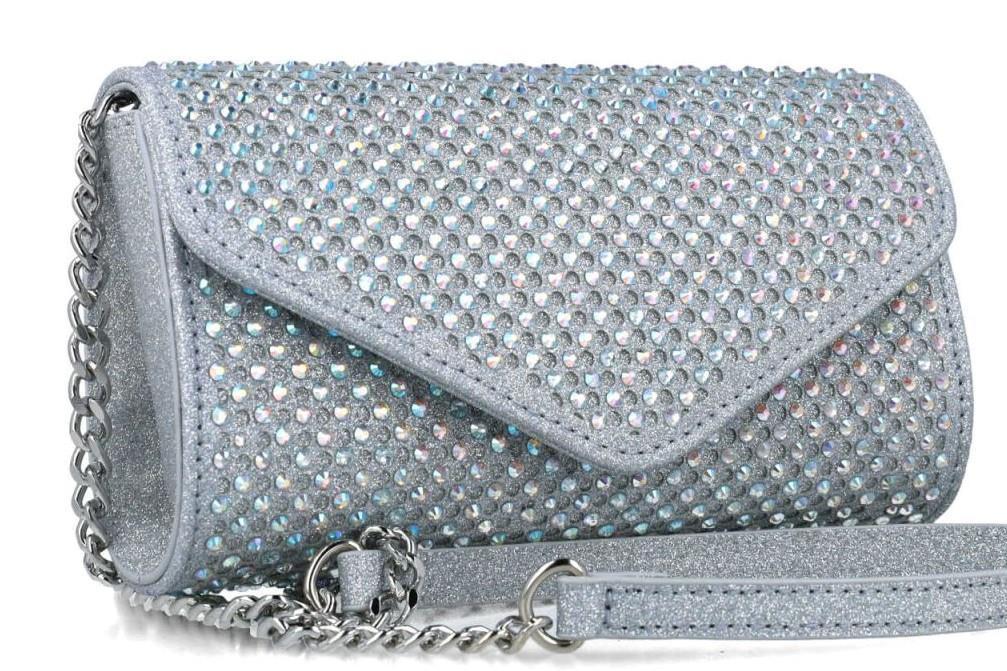 Bolso de fiesta Menbur WARSHA 085788 en plata para mujer