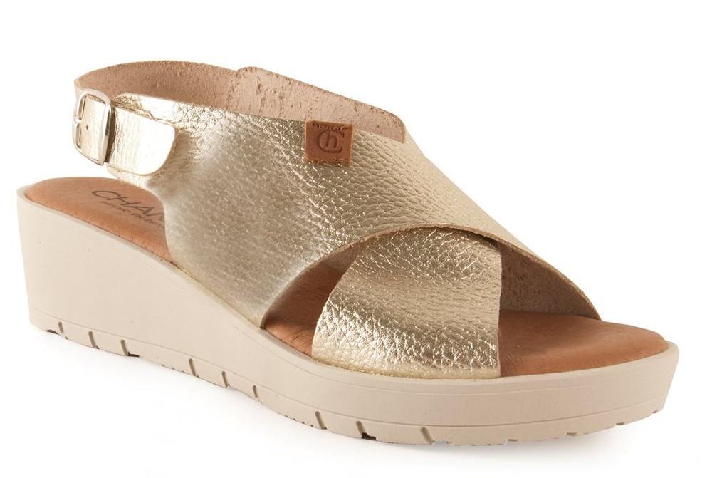 Sandalias Chamby 898 en platino para mujer