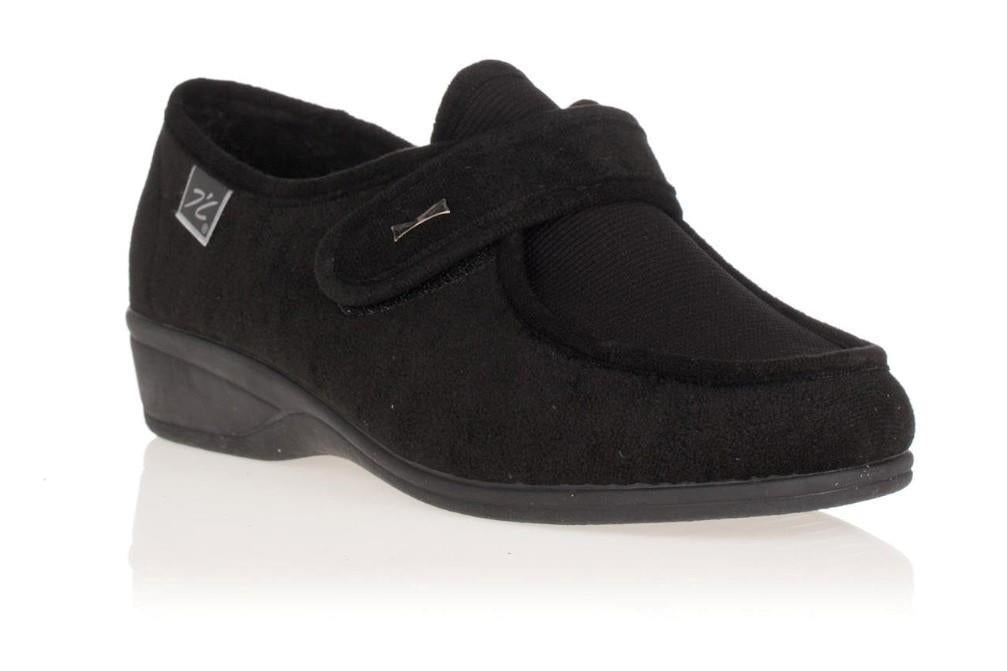 Zapatillas de casa Doctor Cutillas 771 en negro para mujer