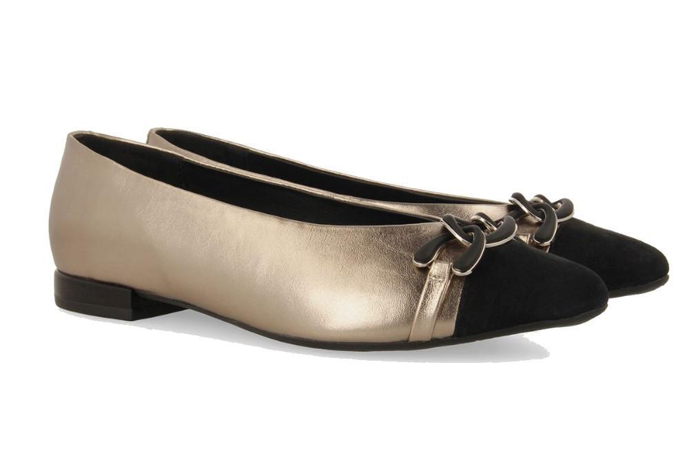 Bailarinas Gioseppo 73256 DAVINDE en plomo para mujer