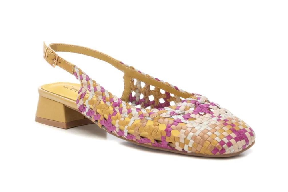 Bailarinas destalonadas Carmela 162185 en amarillo