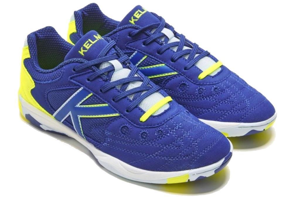 Zapatilla Fútbol Sala Kelme Copa 55257 en azul para hombre