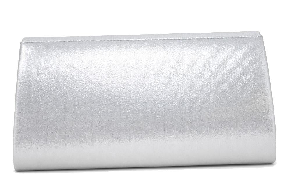 Cartera de fiesta Menbur BMB38 plata con pedrería