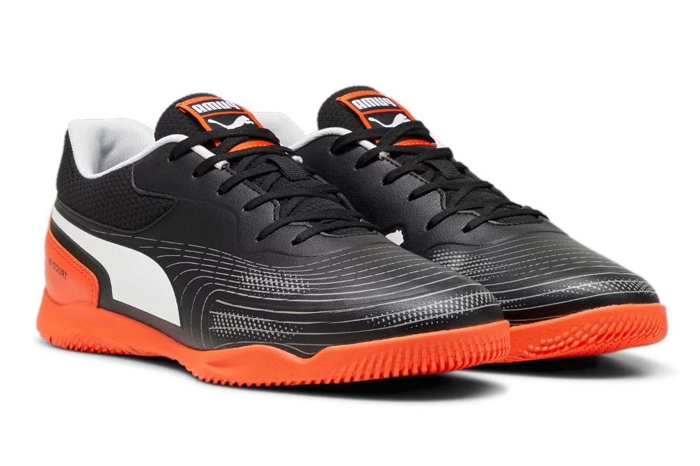 Zapatillas de fútbol sala Puma Trucoo III en negro para niños
