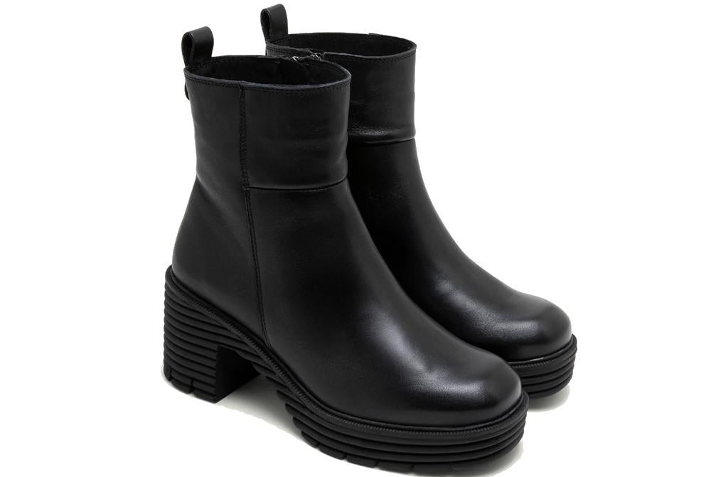 Botines con tacón Porronet Marta 4771-001 en negro