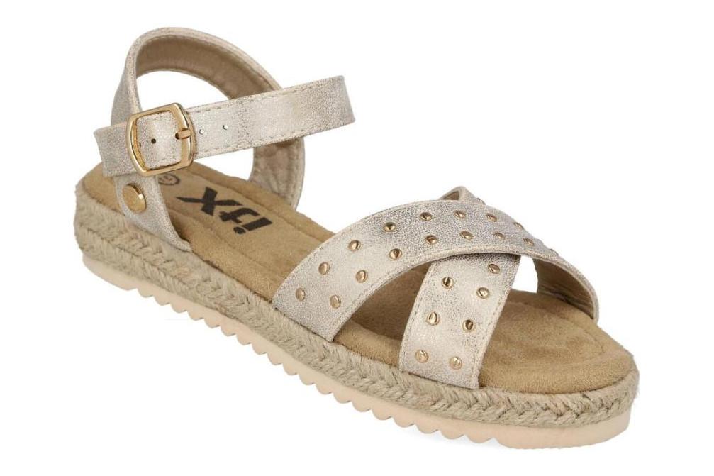 Sandalias XTI 153091con Tachuelas Doradas - Modernas y cómodas