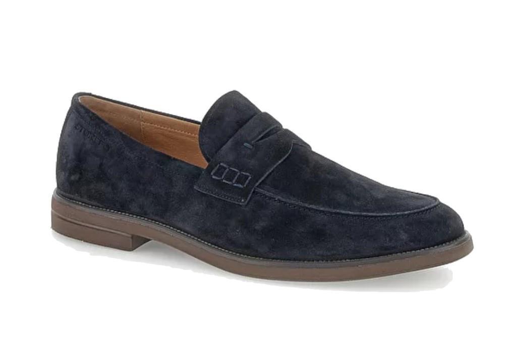 Mocasines Stonefly 220797 CALVIN 9 VELOUR en azul para hombre