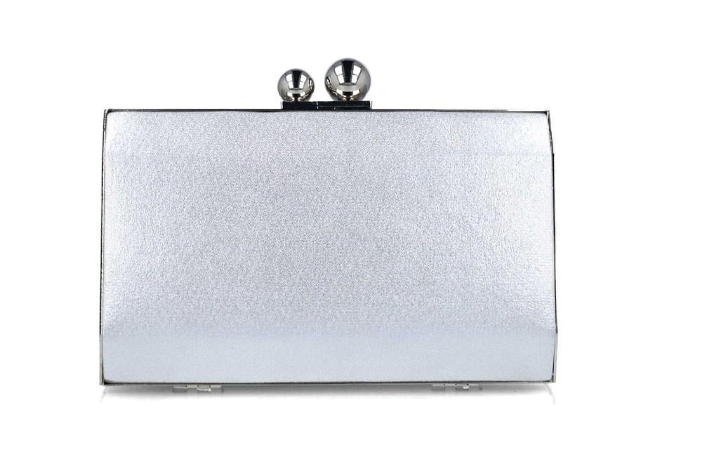 Bolso clucth Menbur RANI 85879 en plata para mujer
