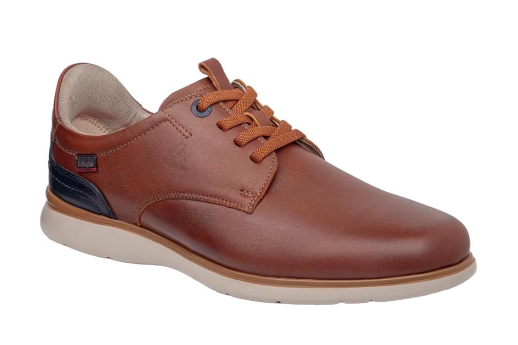 Zapatos con Cordones Callaghan Easy Sun 65000 Marrón para Hombre de Piel