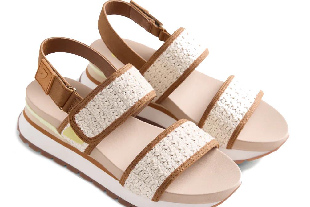 Sandalias deportivas Crochet Gioseppo Dodoma 78121-BEIG Beige para Mujer
