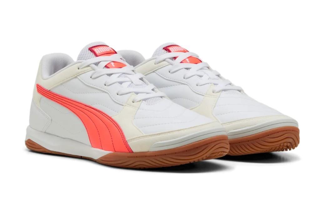 Zapatillas de fútbol sala Puma PRESSING IV 107419 en blanco