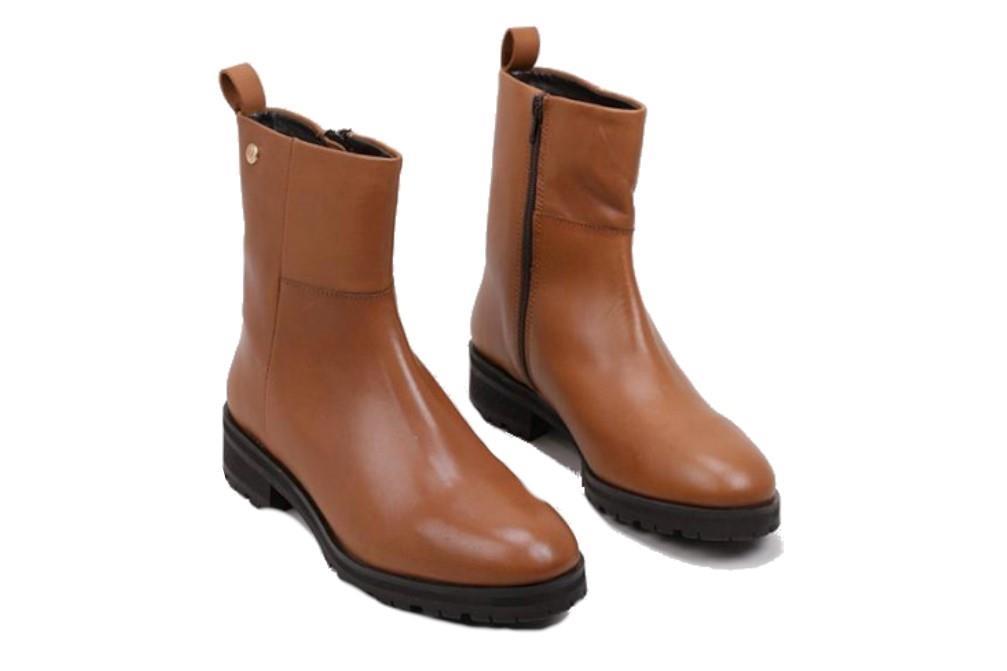 Botines Top3 23933 en cuero para mujer