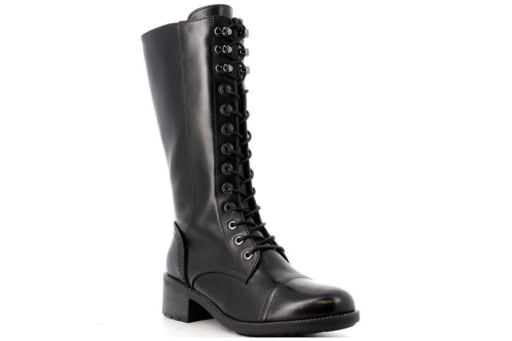 Botas militares altas Regarde Le ciel Emily 39 en negro para mujer