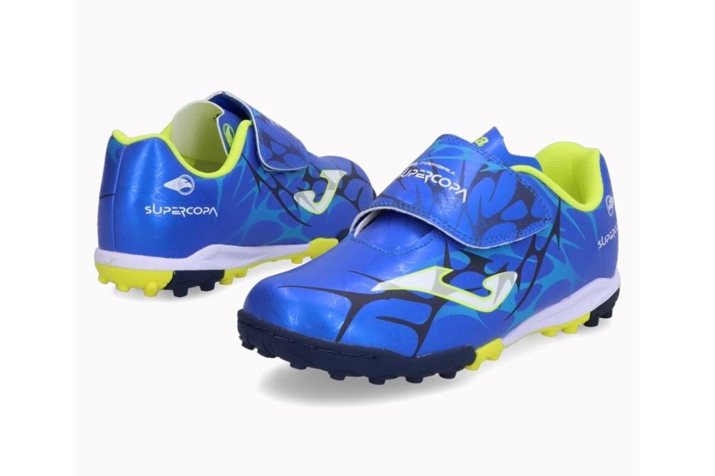 Zapatillas futbol Joma SUPER COPA JR SCJ2504TFV en Royal para niño