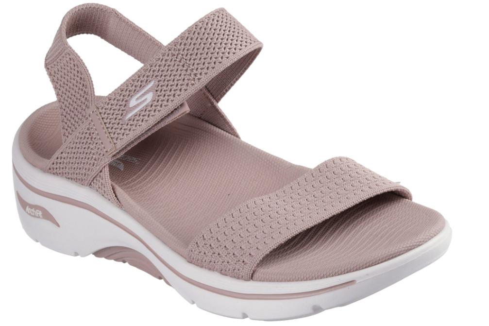 Sandalias Mujer Skechers GO WALK Arch Fit 2.0 Annie 140874 Malva | Soporte Plantar y Máxima Comodidad