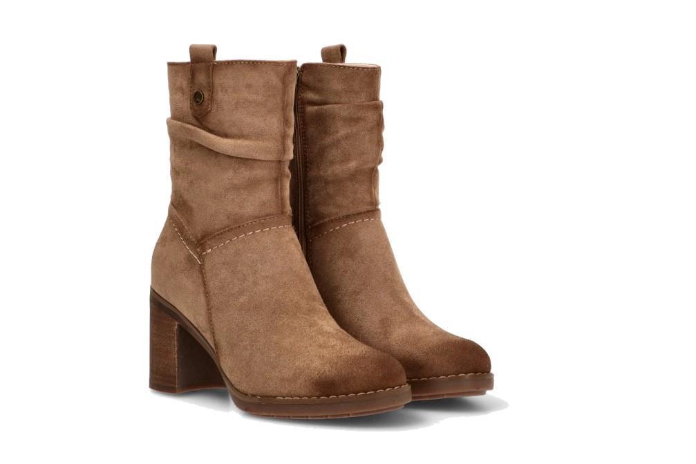 Botines con tacón Etika SOFIA 01 11037 en taupe