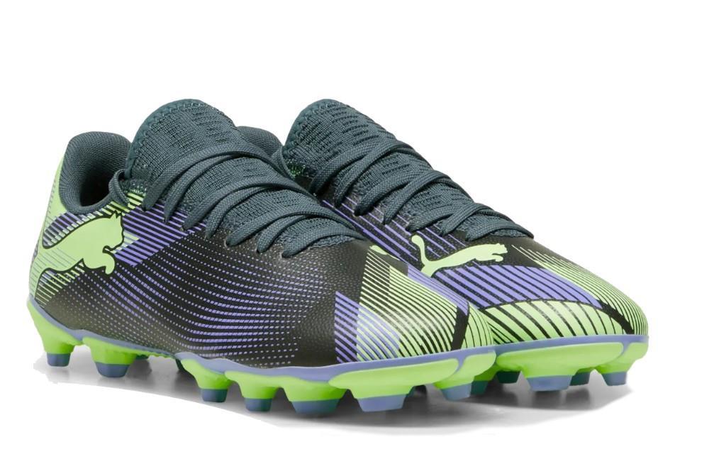 Zapatillas de fútbol Puma FUTURE 7 PLAY FG/AG 107949-03 en gris infantiles