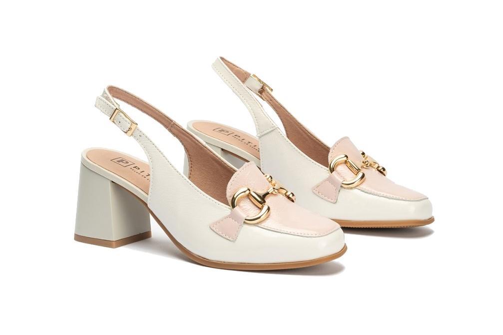 Mocasín destalonado Pitillos 5795 en glacial para mujer
