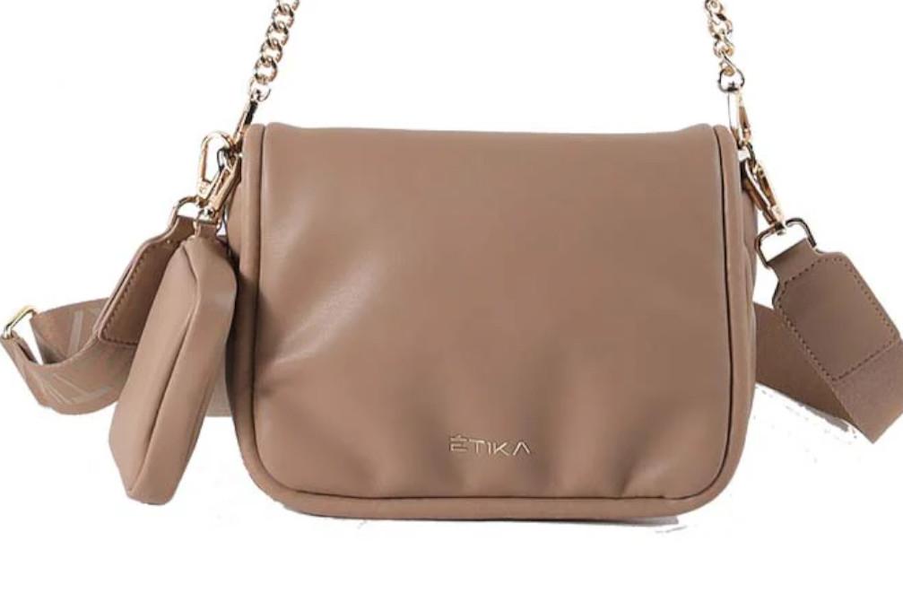 Bolso bandolera ETIKA Grace B30122 para mujer en nude