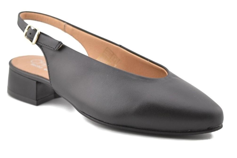 Bailarinas destalonadas Chamby 6039 en negro para mujer
