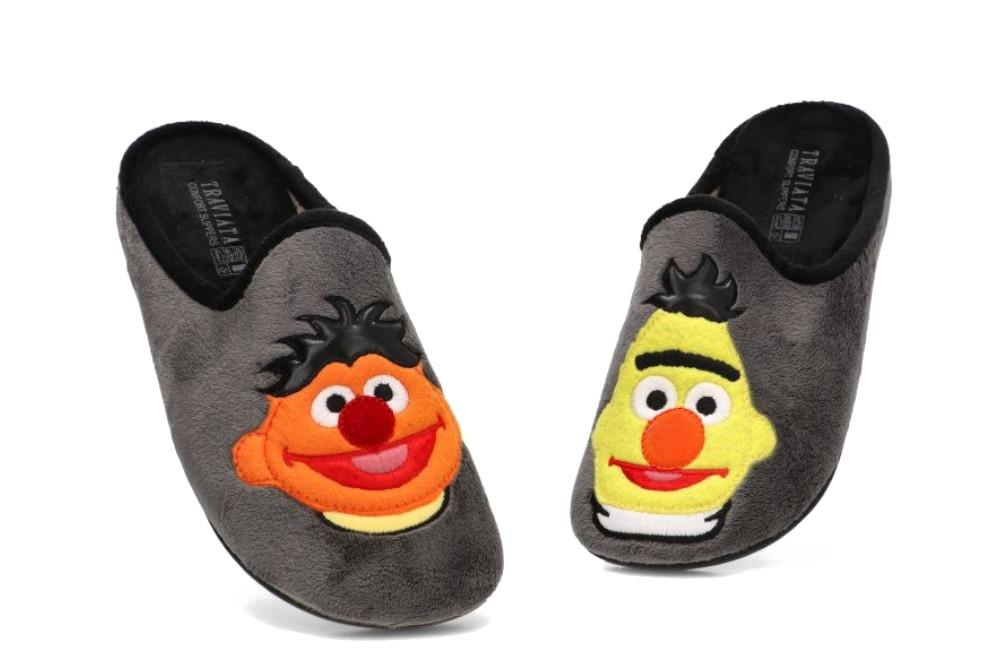 Zapatillas de casa hombre Vulca-Bicha 4817 marengo con dibujos