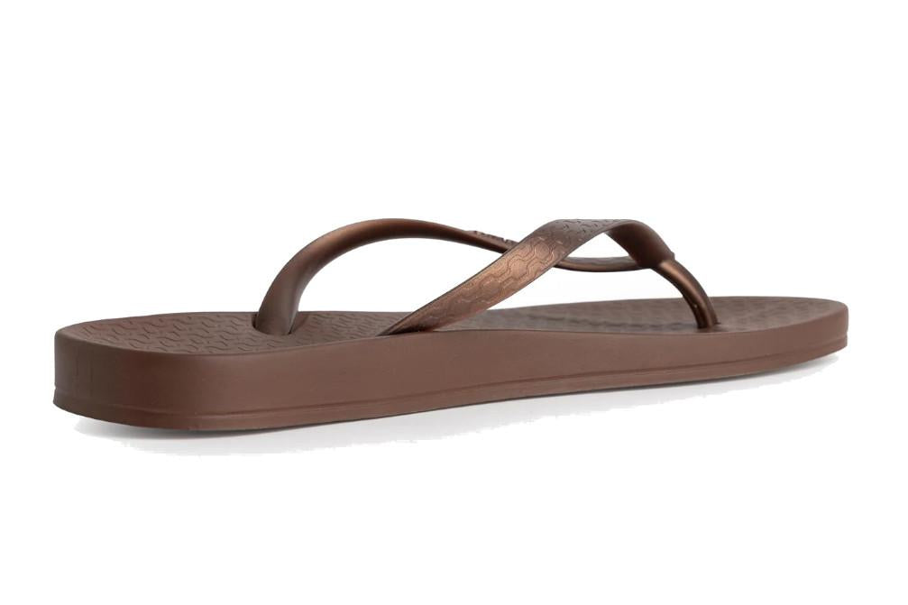 Chanclas de Dedo Ipanema Anatómica Tan IP81030 marrón para Mujer | Sandalias planas de piscina