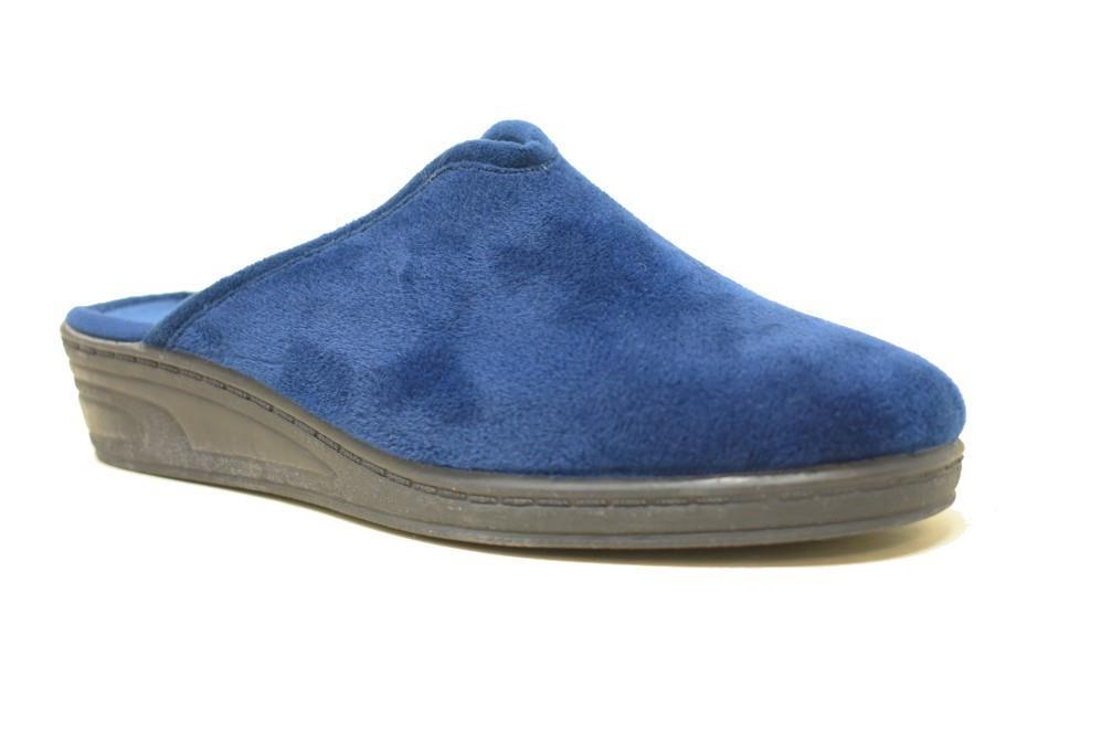 Zapatillas de casa destalonadas Calusas 715 en azul