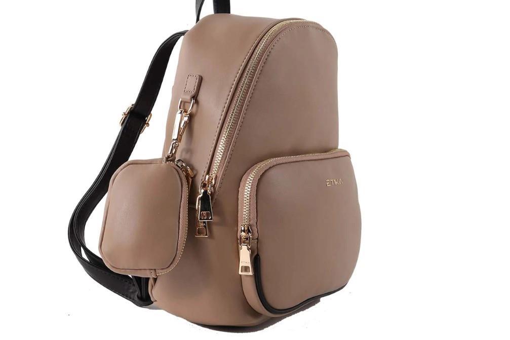 Mochila Etika GRACE B30124 en nude para mujer