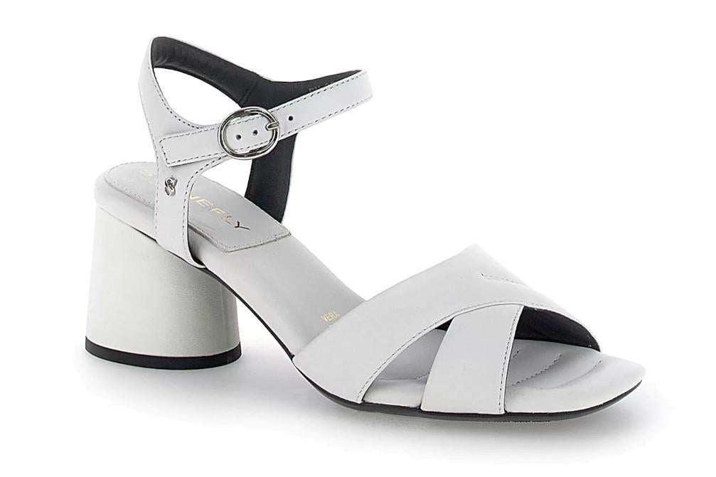Sandalias de tacón Stonefly TALITHA 2 en blanco para mujer